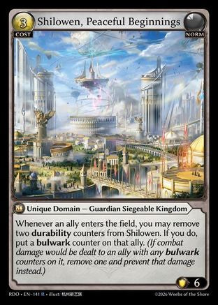 Shilowen, Peaceful Beginnings (141) - Radiant Origins Foil