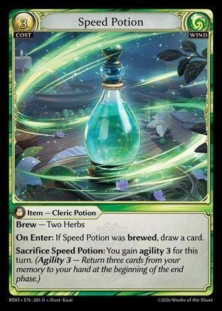 Speed Potion (285) - Radiant Origins Foil