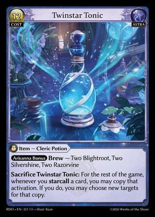 Twinstar Tonic (321) - Radiant Origins Foil