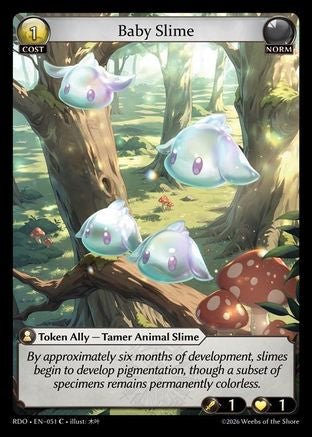 Baby Slime (Curio Foil) (051) - Radiant Origins Foil
