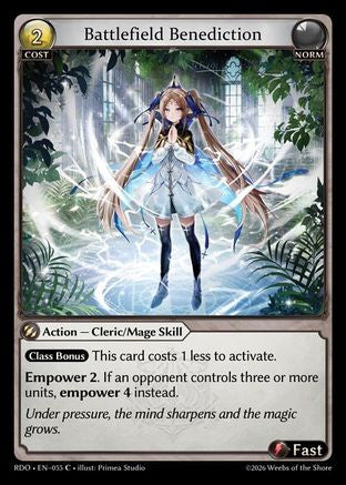 Battlefield Benediction (Curio Foil) (055) - Radiant Origins Foil