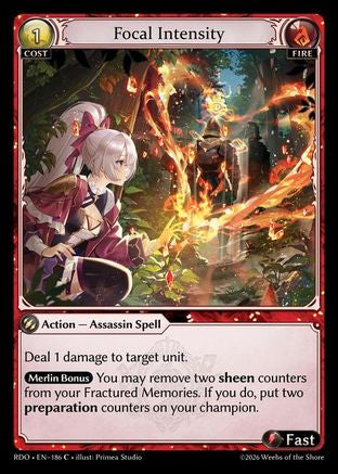 Focal Intensity (Curio Foil) (186) - Radiant Origins Foil