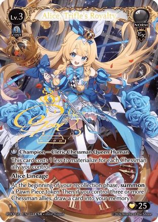 Alice, Trifle's Royalty (CSR) (11) - Radiant Origins Foil