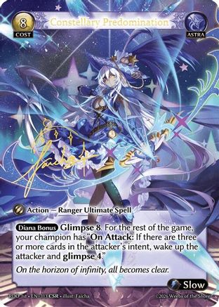 Constellary Predomination (CSR) (313) - Radiant Origins Foil