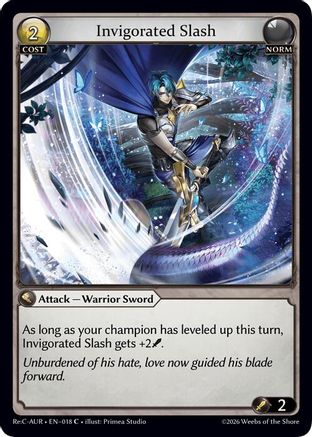 Invigorated Slash (018) - Mordred Re Collection Aurelian Regent