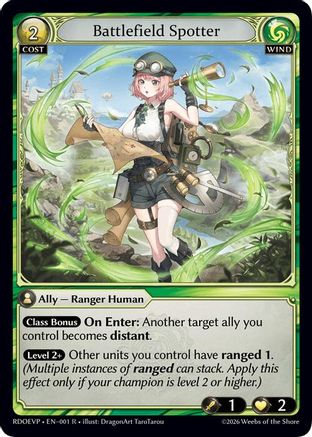Battlefield Spotter (001) - Radiant Origins Event Pack Foil
