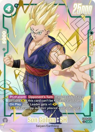 Son Gohan : SH - FB09-058 (Limited Pack 26-27 WAVE1) (FB09-058) - Tournament and Championship Promos Holofoil