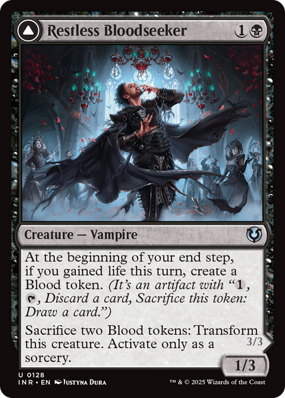 Restless Bloodseeker // Bloodsoaked Reveler (INR-128) - Innistrad Remastered Foil