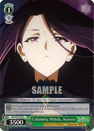 Calamity Witch, Aurora (EIS/SX07-003) - The Eminence in Shadow