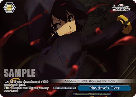 Playtime's Over (OFR) (EIS/SX07-T20OFR) - The Eminence in Shadow