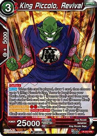 King Piccolo, Revival (Deluxe Pack 2026 Vol.1) (P-717) - Tournament Promotion Cards