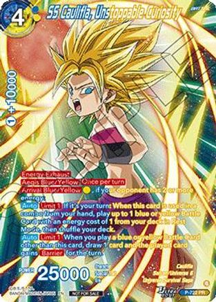 SS Caulifla, Unstoppable Curiosity (Alternate Art) (Deluxe Pack 2026 Vol.1) (P-722) - Tournament Promotion Cards Foil