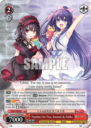 Teatime For Two, Kurumi & Tohka (Fdl/W120-E096 U) - Fujimi Fantasia Bunko Vol.2