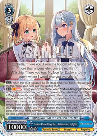 Dreams Chased Together, Anisphia & Euphyllia (Ftt/W120-E124 R) - Fujimi Fantasia Bunko Vol.2