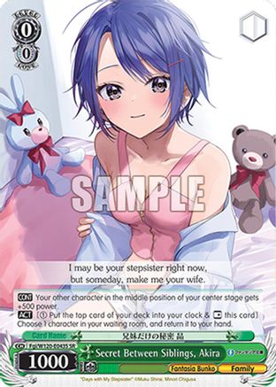 Secret Between Siblings, Akira (SR) (Fgi/W120-E043S SR) - Fujimi Fantasia Bunko Vol.2