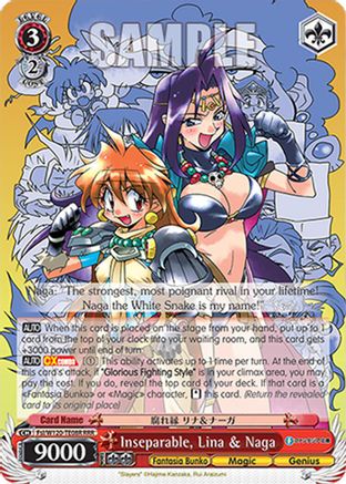 Inseparable, Lina & Naga (Fsl/W120-TE08 TD) - Fujimi Fantasia Bunko Vol.2