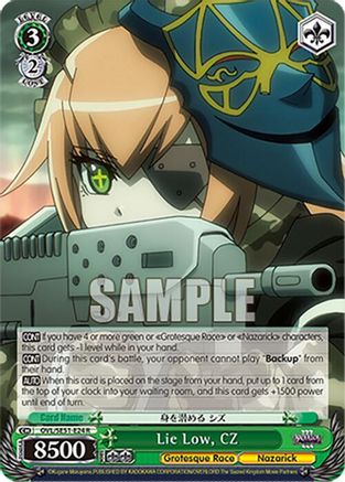 Lie Low, CZ (OVL/SE51-E24 R) - Nazarick: Tomb of the Undead Vol.3 Extra Booster