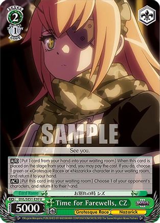 Time for Farewells, CZ (OVL/SE51-E30 U) - Nazarick: Tomb of the Undead Vol.3 Extra Booster