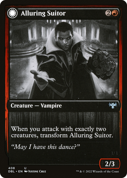 Alluring Suitor (DBL-408) - Innistrad: Double Feature: (Double Faced Transform)