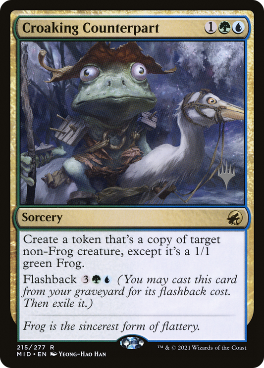 Croaking Counterpart (PPMID-215) - Innistrad: Midnight Hunt Promos