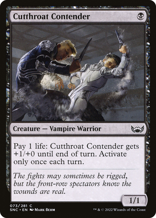 Cutthroat Contender (SNC-073) - Streets of New Capenna