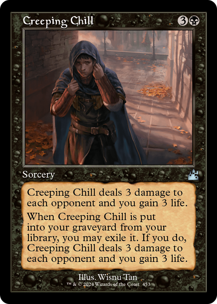 Creeping Chill (Retro Frame) (RVR-453) - Ravnica Remastered Foil