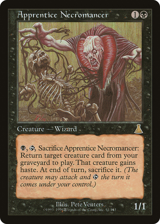 Apprentice Necromancer (UDS-051) - Urza's Destiny