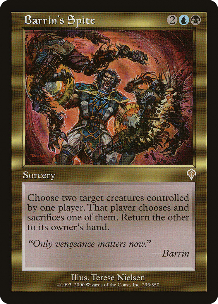 Barrin's Spite (INV-235) - Invasion Foil