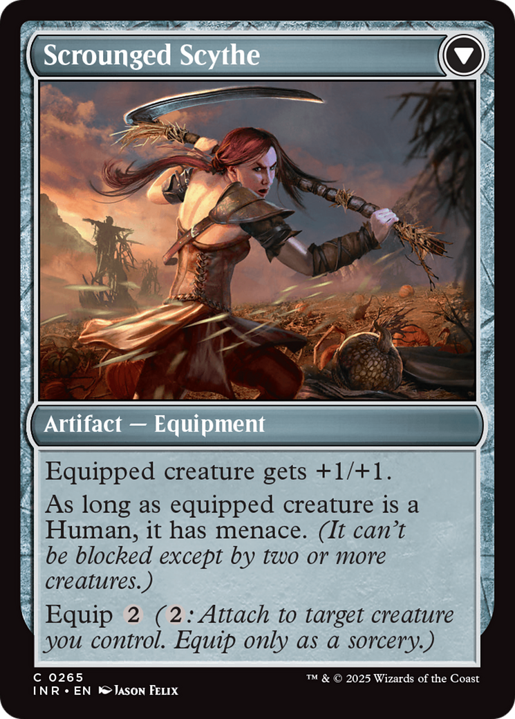 Harvest Hand // Scrounged Scythe (INR-265) - Innistrad Remastered Foil