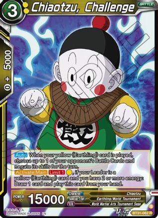 Chiaotzu, Challenge (BT31-062) - Impact Beyond Dimensions Foil