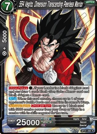 SS4 Vegito, Dimension Transcending Peerless Warrior (BT31-094) - Impact Beyond Dimensions Foil