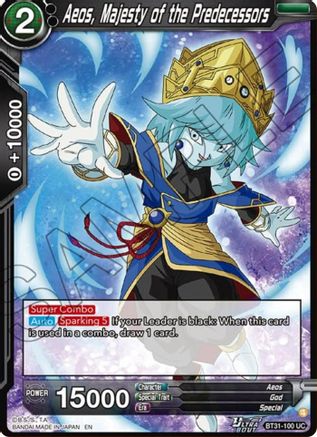 Aeos, Majesty of the Predecessors (BT31-100) - Impact Beyond Dimensions Foil