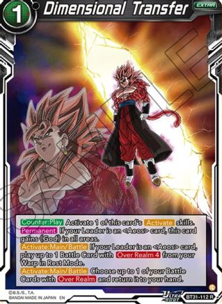 Dimensional Transfer (BT31-112) - Impact Beyond Dimensions Foil