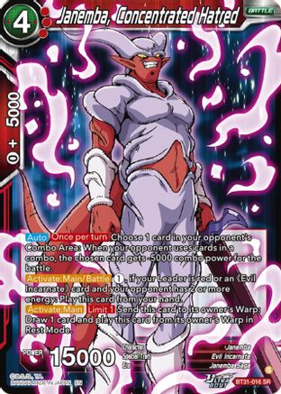 Janemba, Concentrated Hatred (BT31-016) - Impact Beyond Dimensions Foil