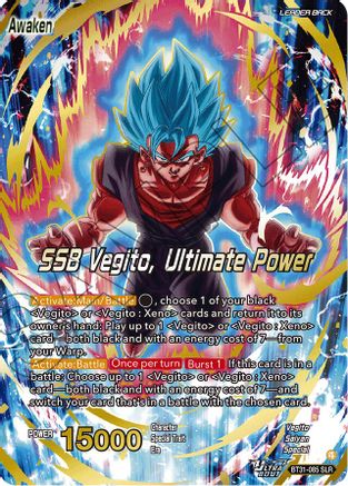 Vegito // SSB Vegito, Ultimate Power (SLR) (BT31-085) - Impact Beyond Dimensions Foil