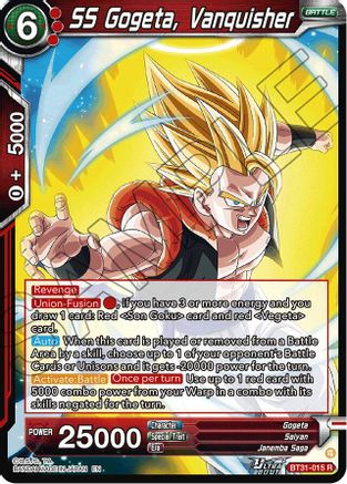 SS Gogeta, Vanquisher (BT31-015) - Impact Beyond Dimensions Foil