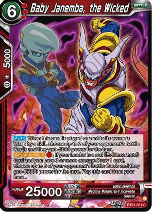 Baby Janemba, the Wicked (BT31-021) - Impact Beyond Dimensions Foil