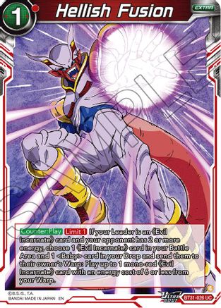 Hellish Fusion (BT31-026) - Impact Beyond Dimensions Foil
