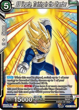 SS Vegeta, Training in the Chamber (BT31-123) - Impact Beyond Dimensions
