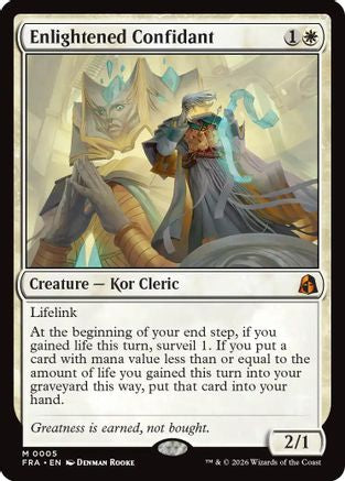Enlightened Confidant (FRA-005) - Reality Fracture Foil