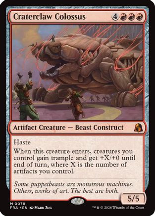 Craterclaw Colossus (FRA-078) - Reality Fracture