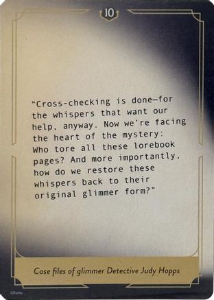Whispers in the Well Case File Cards (10 of 18)  - Whispers in the Well