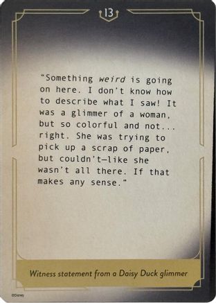 Whispers in the Well Case File Cards (13 of 18)  - Whispers in the Well