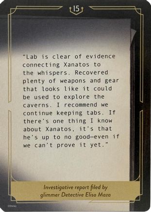 Whispers in the Well Case File Cards (15 of 18)  - Whispers in the Well