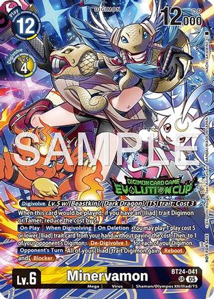 Minervamon (Evolution Cup 2026 Vol. 3) (BT24-041) - Time Stranger Foil