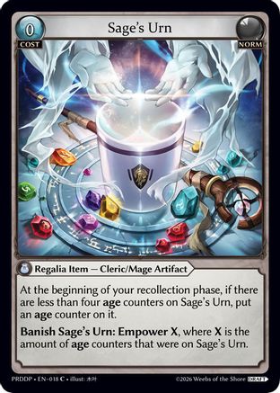Sage's Urn (018) - asphodelparadise Draft Pack