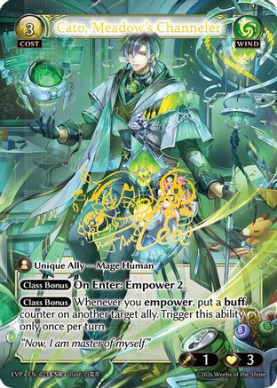 Cato, Meadow's Channeler (023) - asphodelparadise Event Pack Foil