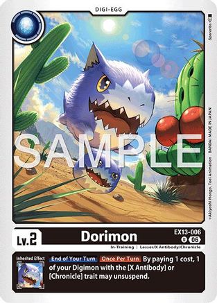 Dorimon (EX13-006) - Chivalrous XIII