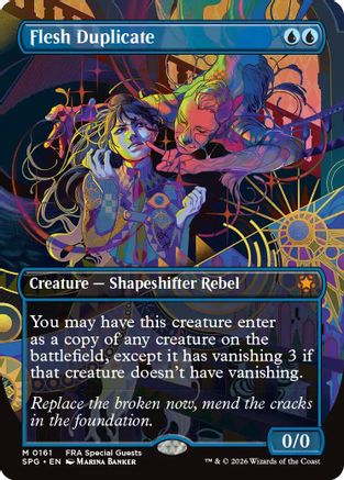 Flesh Duplicate (Borderless) (SPG-161) - Special Guests Foil