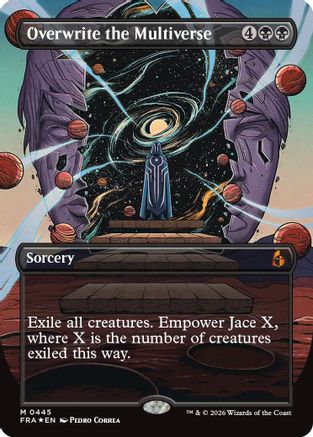 Overwrite the Multiverse (Borderless) (FRA-445) - Reality Fracture Foil